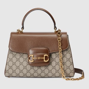 GUCCI 구찌 홀스빗 1955 미디엄 탑 핸들백