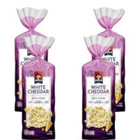 Quaker Rice Cakes Cheddar 퀘이커 체다 통 곡물 스낵 156g x4팩