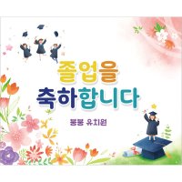 파티붕붕 현수막 졸업 현수막 졸업식 합격 축하 플랜카드 D2653