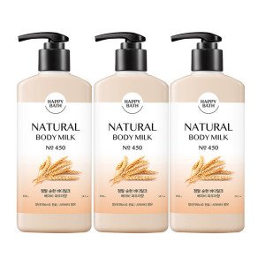 해피바스 해피바스 정말 순한 바디밀크 로션 400g 3개 (리뉴얼)