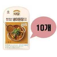 CJ제일제당 백설 다담 CJ 다담 냉이된장찌개양념 140g x10개 양념소스