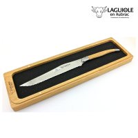 LAGUIOLE EN AUBRAC 라기올앙오브락 라귀올 커트러리 빵칼 올리브 우드 1P 프랑스 고급