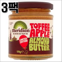 MERIDIAN 메리디안 토피 애플 아몬드버터 170g 3팩 Meridian