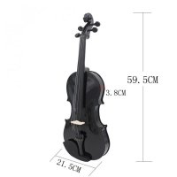 전자바이올린 연습용 효정 난타 현악기 바이올린 4 4 풀 사이즈 어쿠스틱 케이스 amp 보우 로진 초