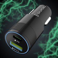 신지모루 USB PD 퀵차지 3.0 듀얼 고속 차량용 충전기