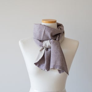 퍼스널 컬러 디자인 거즈 머플러 스카프, 달바늘