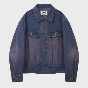 [팔렛] [FallettXLee] 워시드 데님 자켓 퍼플 FA2309JK01PU