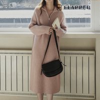 플래퍼 FLAPPER 77까지 모던하프집업니트원피스 FB3SOP001C