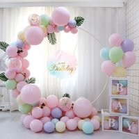 Circle Balloon Arch 플라 화환 프레임 홀더 링 Ballon DIY 컬럼 베이비 샤워 생일 웨딩 파티 장식