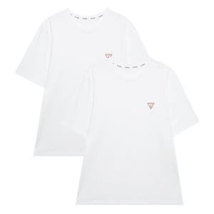 코튼스판 UNI 크루넥 티셔츠 세트 (WH2)