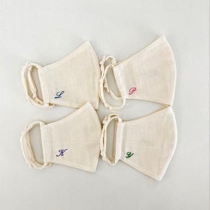 숨쉬기 편한 면 소창 마스크 (이니셜) 정련완료 KC인증, 제이앤니들워크