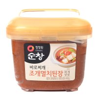 청정원 순창조개멸치찌개 된장 450G