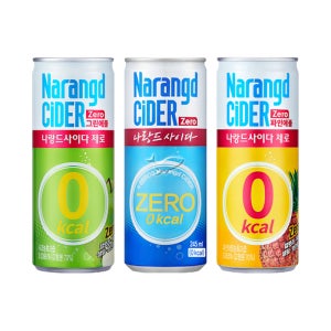 나랑드사이다 245ml/ 10캔+그린애플/ 10캔+파인애플/ 10캔 총30캔