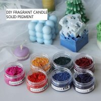 양초만들기 세트 고체 안료 왁스 10g 향기로운 재료 Diy DIY 키트