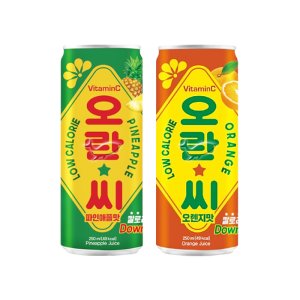 오란씨 250ml 2종 파인/ 15캔+오렌지/ 15캔 총30캔