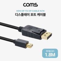 Coms 변환 디스플레이 포트Mini DP 케이블 1.8M