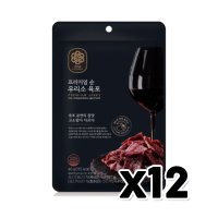 프리미엄 순우리소육포 안주간식 40g x 12개