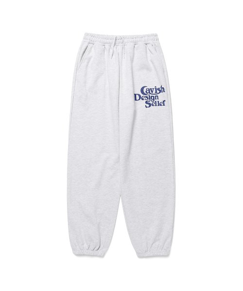 [카비시] BIG SELLER LOGO SWEATPANTS LIGHT GREY(CV2DSUPA00A) CV2DSUPA00ALG