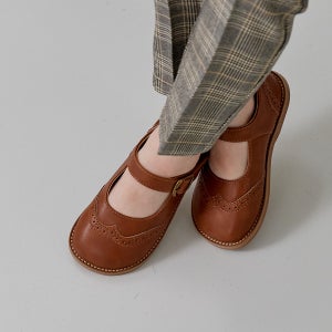 베이비잼 BABYZZAM 남녀공용 납작이플랫 베이지 A014