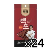 더본 빽포육포 매운맛 안주간식 40g x 24개입