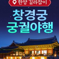 [예스24마니아 롯데카드 24%추가 청구 할인]/[1인체험권]창경궁 궁궐야행