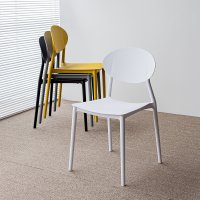 포인트 스택 카페의자 플라스틱 사출 디자인 의자