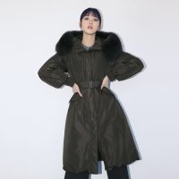 더엣지 22FW 폭스퍼 폴란드 구스 야상 롱다운