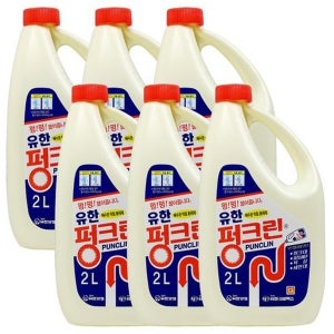 유한양행 유한 펑크린 2L X 6개(1박스) 배수구/변기세정 /뚜러뻥