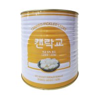 업소 식당 가정용 쪽파머리 락교 3Kg 통조림