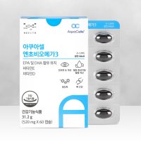 모비타 아쿠아셀 엔초비오메가3 520mg x 60캡슐