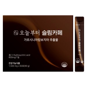 오늘부터 슬림카페 1500mg x 60포 다이어트 커피