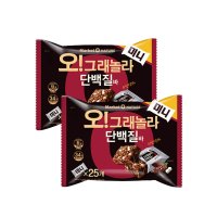 오리온 오그래놀라 미니 단백질바 312g x 2개