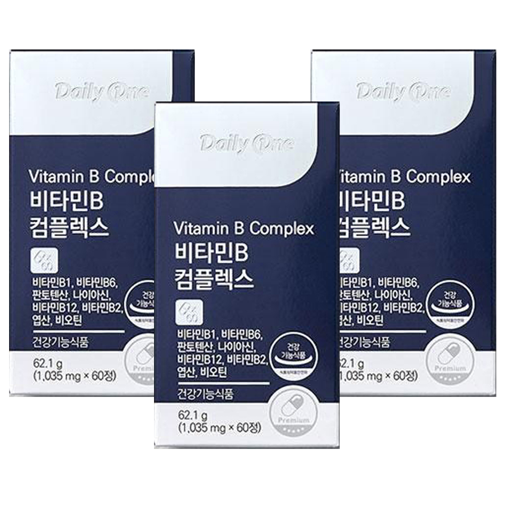 <b>데일리원 비타민</b>B 컴플렉스  60정  3개