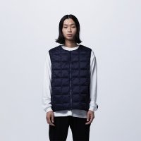 타이온 CREW NECK W ZIP DOWN VEST