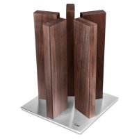 KAI 카이 Kai 카이 칼 블럭 Sth 5 나이프 블록 귀중한 호두 나무 Knife Block Walnut Wood Hrt7