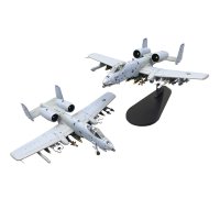 고퀄리티 전투기 모형 미국 A-10 A10 썬더볼트 II Warthog Hog 공격 비행기 다이캐스트 금속 항공기 모델