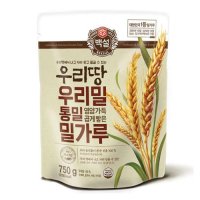 백설 우리땅 우리밀 통밀가루 750g