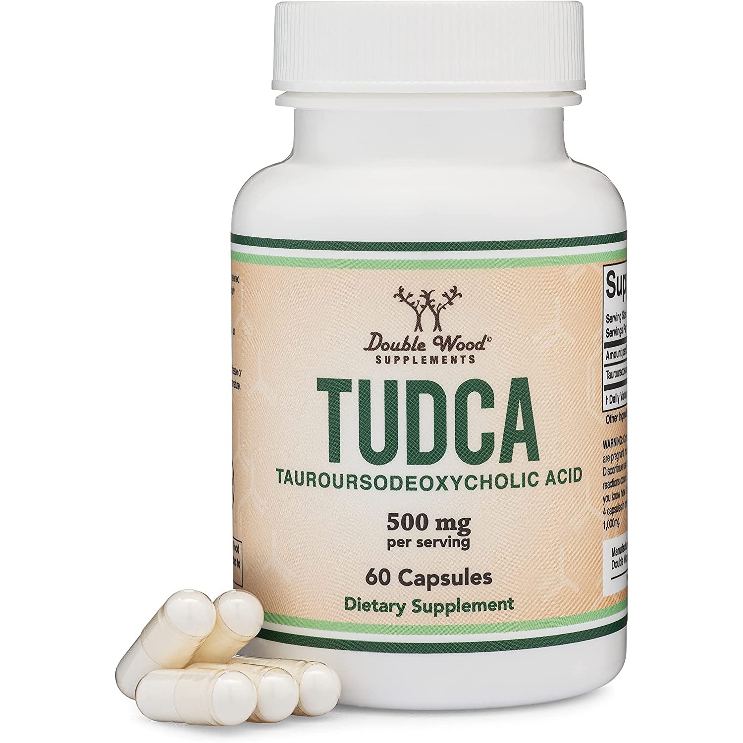 더블우드 투드카 <b>TUDCA</b> Liver Support 500mg 60정  1개