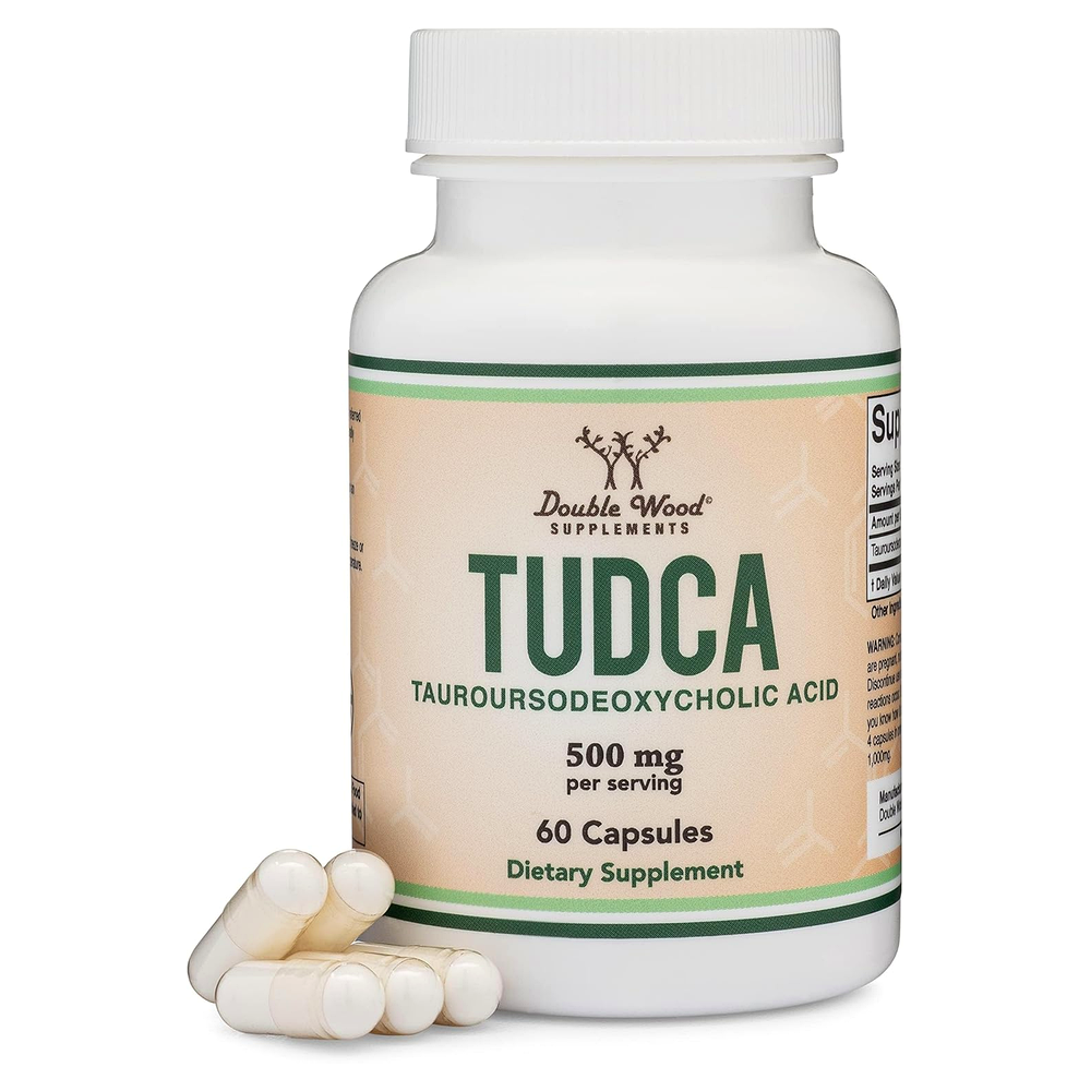 Double Wood <b>TUDCA</b> 500mg 더블 우드 투드카 간 효소 60캡슐  60정  1개
