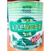 업소용 오이피클3kg 오이절임 캔통조림 오이지 양식집 식당용