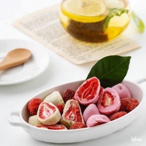 [발렌타인데이 선물] 동결건조 딸기 초콜릿 120g, 간식여왕