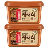 CJ제일제당 해찬들 담백한 재래식 된장 1kg 2개