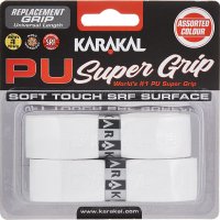 KARAKAL PU 슈퍼그립 교체용 라켓 그립 - 테니스 배드민턴 스쿼시 - X 6 BY KARAKAL