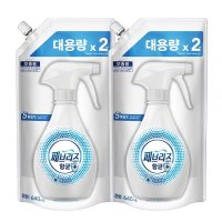 페브리즈 항균플러스 섬유탈취제 깨끗한향 리필 640ml