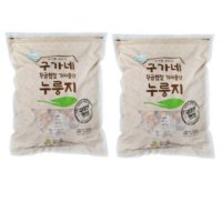 구가네식품 가마솥맛 누룽지 황금햅쌀 간식 3kg 2개