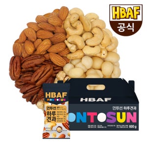 [본사직영] 바프 먼투썬 하루견과 블랙 선물세트 (20g*30봉)