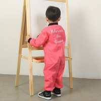 알맹 전신 미술 가운 아기 아동 어린이 항공점퍼 놀이복 M