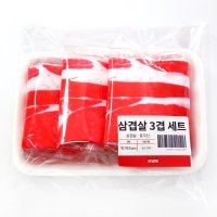 삼겹살 양말 3켤레 1세트 - 특이한 생일선물_(301874286) 파티의상/패션