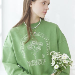 [아워호프] 마가렛 스웨트셔츠 - 모스 그린 H23SS-MT007-MGR