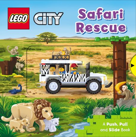 Safari rescue : a push, pull and slide book